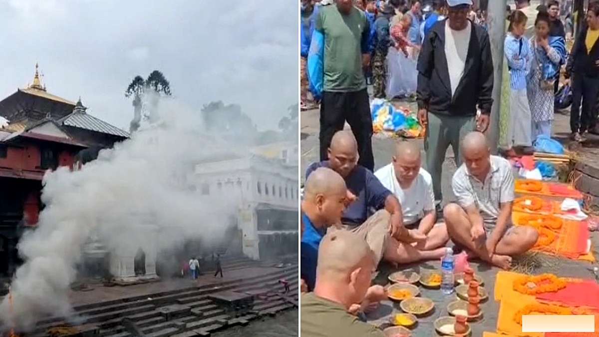 घास को माना शव, फिर सामूहिक मुखाग्नि... लापता अपनों को ऐसी विदाई!
