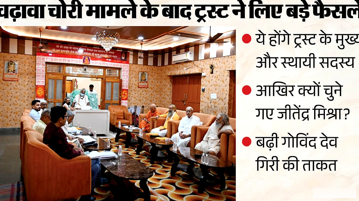 जीतेंद्र मिश्रा बने मंदिर के पहले CEO, गोविंद देव गिरि महासचिव; जानिए ट्रस्ट की बैठक में क्या कुछ हुआ