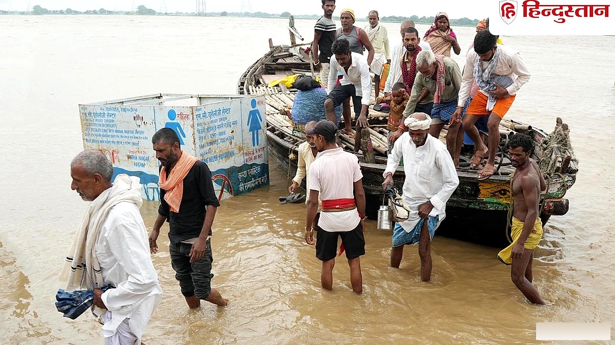 बिहार में बाढ़ की स्थिति बिगड़ी, सड़कों पर जल और सैकड़ों एकड़ धान बर्बाद