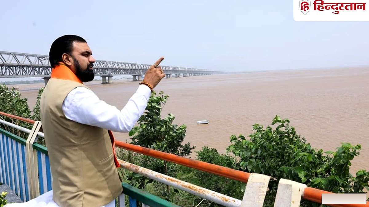 सम्राट चौधरी ने गंगा के जल स्तर पर निरीक्षण किया, अधिकारियों को अलर्ट रहने का निर्देश