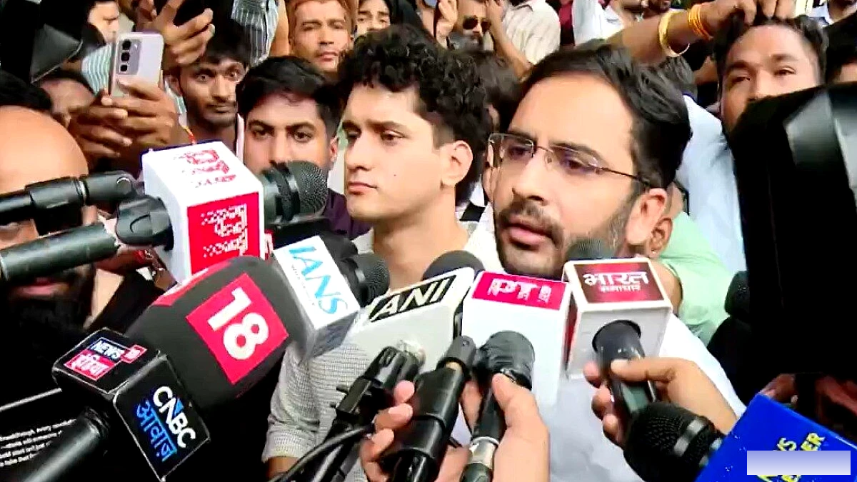 CJP के सौरव दास, आशुतोष रांका और चंद्रशेखर आजाद ने संसद थाने पर निशु आजाद के साथ कार्रवाई की मांग की