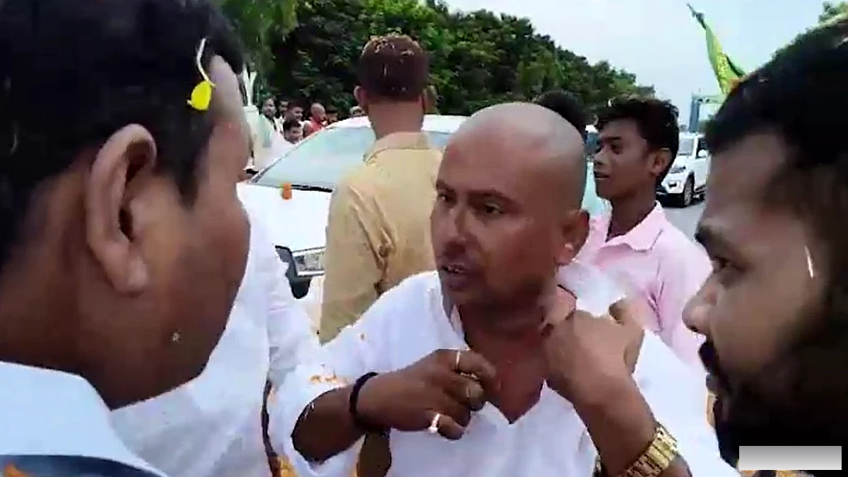 निशांत कुमार के स्वागत के दौरान भीड़ में JDU नेता की 7 लाख की सोने की चेन गायब