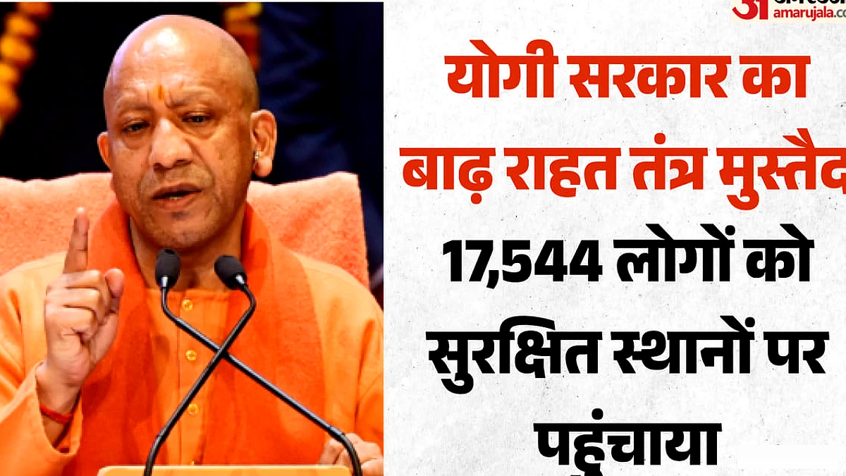 26 जिलों में बाढ़ का असर, 1312 शरणालय सक्रिय, इन गांवों में रेस्क्यू; सीएम योगी ले रहे पल-पल का अपडेट