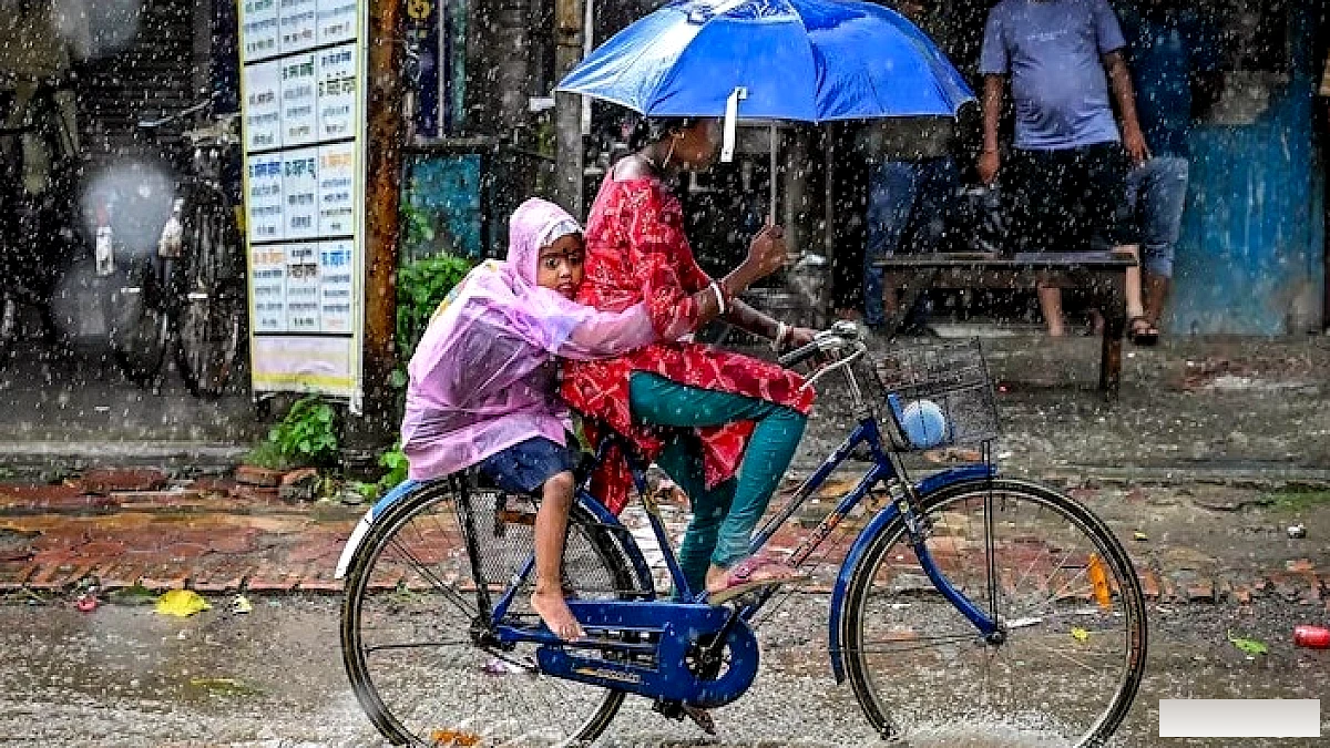 दिल्ली में फिर बारिश, आंधी‑तूफान के साथ तेज़ बौछारों का अलर्ट