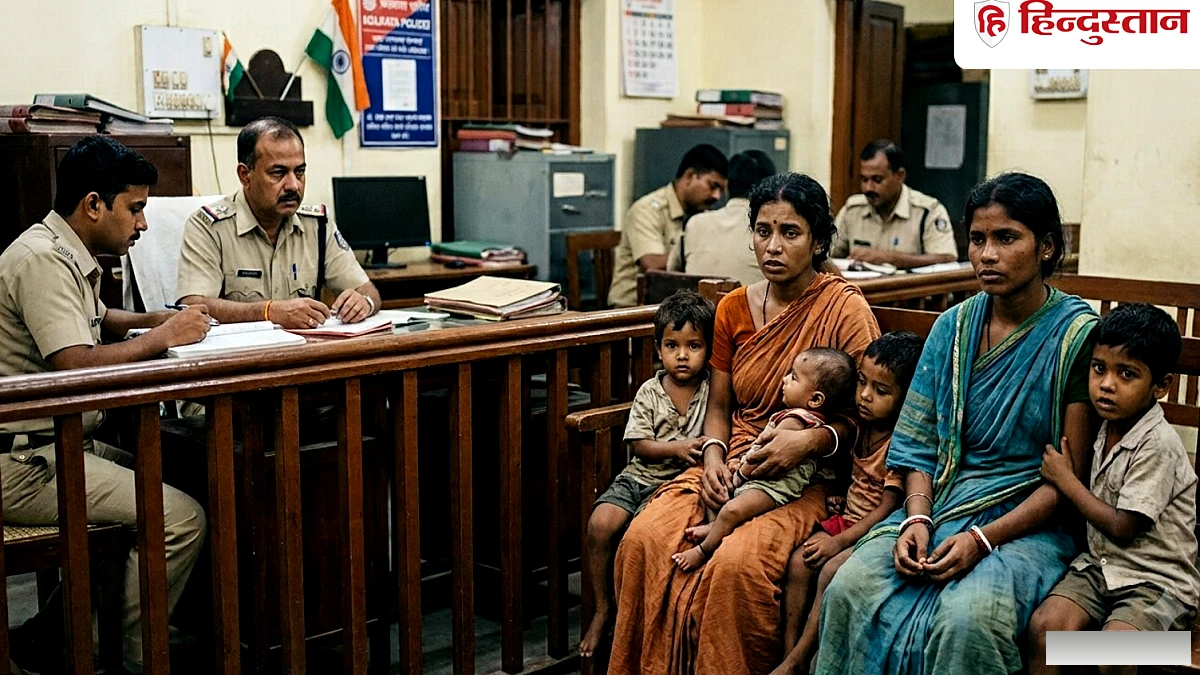 दो पत्नियों और चार बच्चों की जिम्मेदारी छोड़कर तीसरी महिला के साथ फरार हुआ व्यक्ति