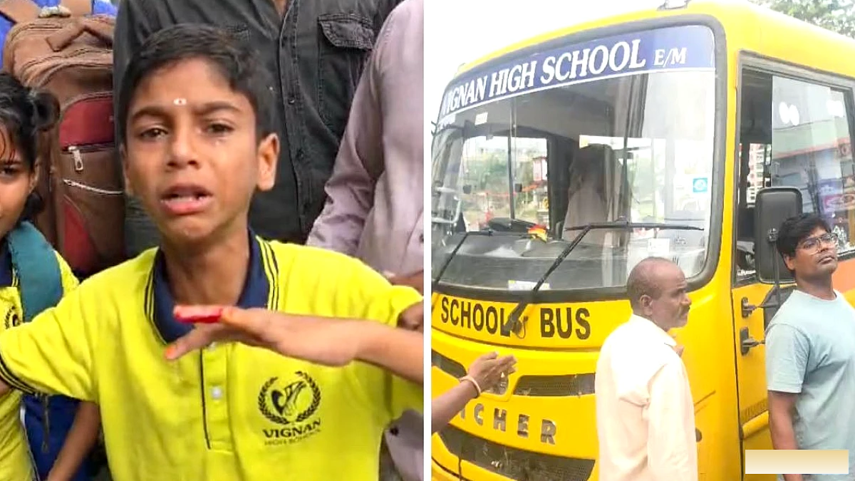 तेलंगाना में निजी बस ने स्कूल बस से टक्कर मारी, हैदराबाद में शराबी कार ने दोपहिया वाहनों को टक्कर