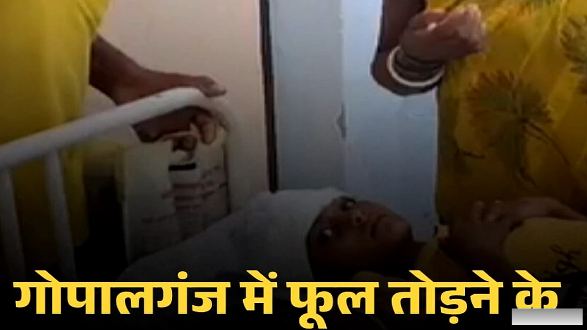 फूल तोड़ने को लेकर विवाद, दो पक्षों में हाथापाई, पांच लोग घायल होकर अस्पताल में भर्ती
