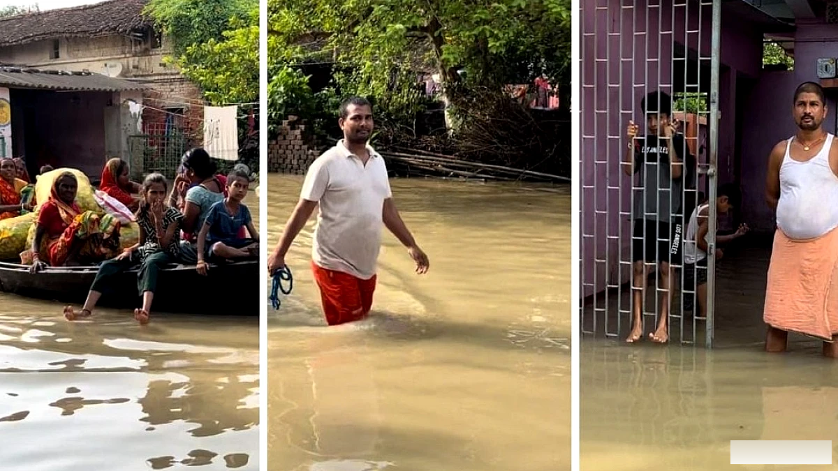 पटना में बाढ़ का खतरा, गंगा 5 स्थानों पर खतरे के निशान से ऊपर बह रही