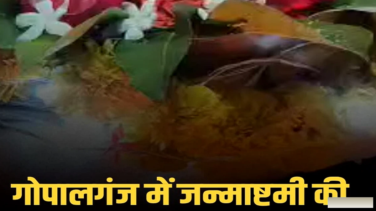 गोपालगंज में जन्माष्टमी की धूम: झांकियों और बच्चों के कृष्ण‑राधा पोशाकों ने सजाया माहौल