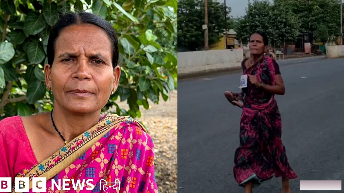 तीन हज़ार रुपये के लिए नंगे पांव 'अमृत दौड़ मैराथन' जीतने वाली एक मां की कहानी