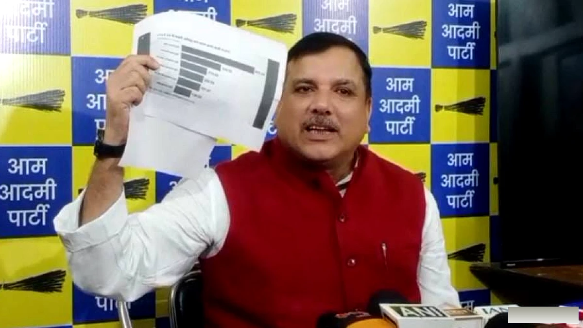 भाजपा की 6 डमी पार्टियों ने 5500 करोड़ का काला धन किया सफेद', संजय सिंह ने बीजेपी व संघ पर साधा निशाना