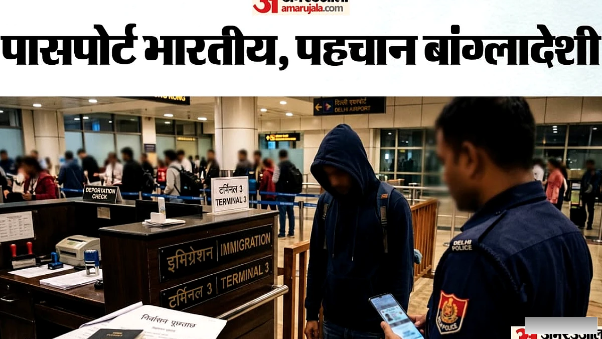 कैसे बनाया इंडियन पासपोर्ट?: भारतीय बनकर गया हांगकांग, निर्वासित होकर दिल्ली पहुंचा यात्री निकला बांग्लादेशी