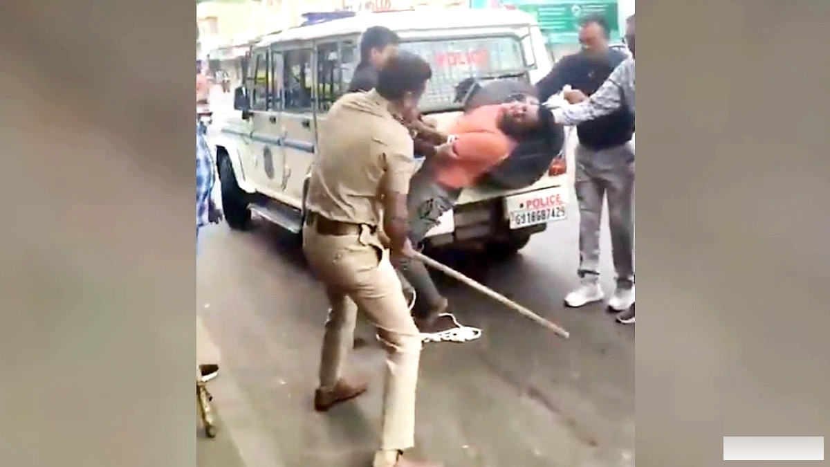 भावनगर में लिव‑इन पार्टनर की बेरहमी से हत्या, पुलिस ने आरोपी को घटनास्थल पर पुनः प्रस्तुत किया