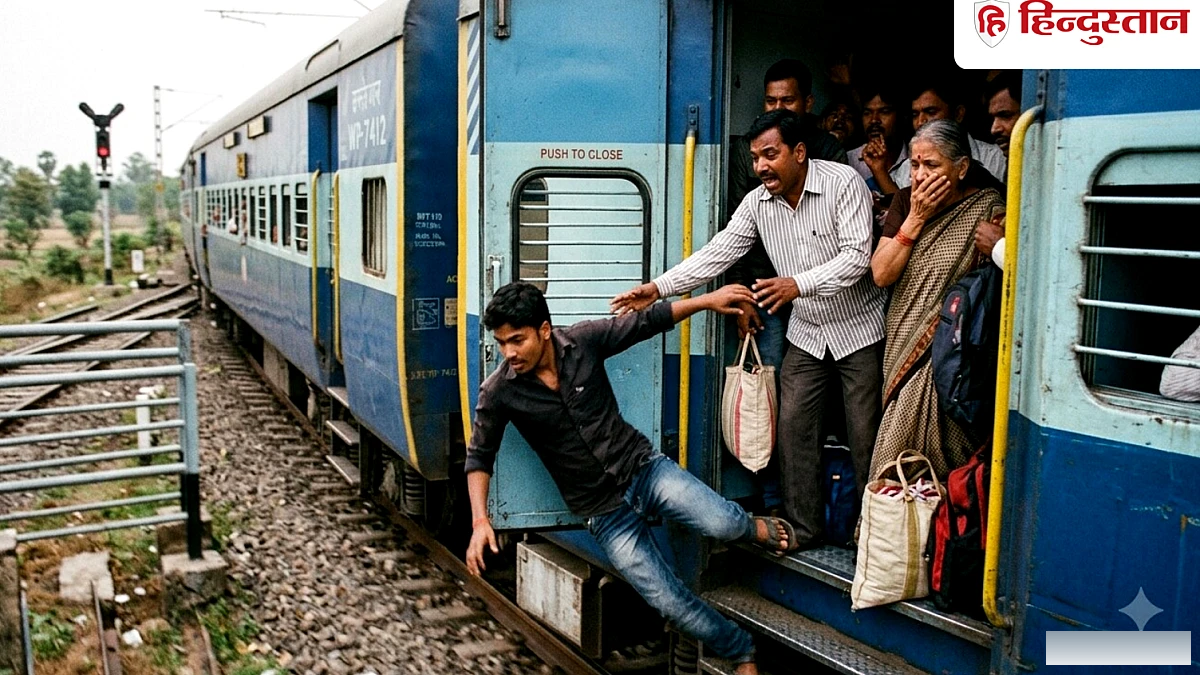 बेटे को चलती ट्रेन से फेंककर मारा गया, परिवार का शोक