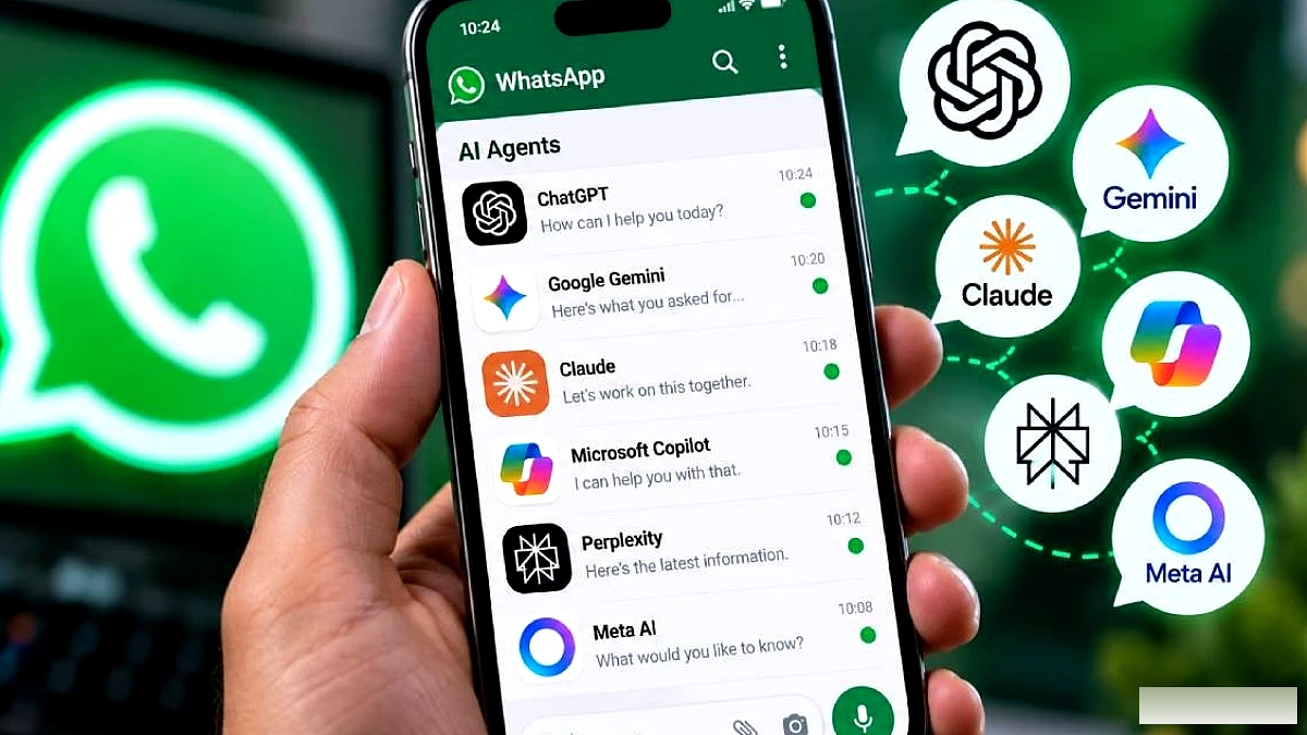 WhatsApp में नया AI एजेंट इंटिग्रेशन, चैट में सीधे बॉट्स