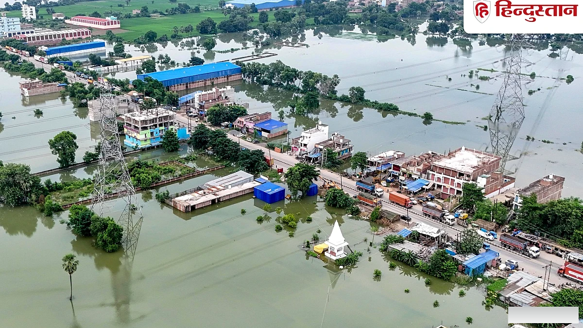 बिहार में बाढ़ का कहर: पुनपुन का जलस्तर खतरे के निशान से ऊपर, बांध टूटने से दर्जनों गांव और हज़ारों फसलें तबाह