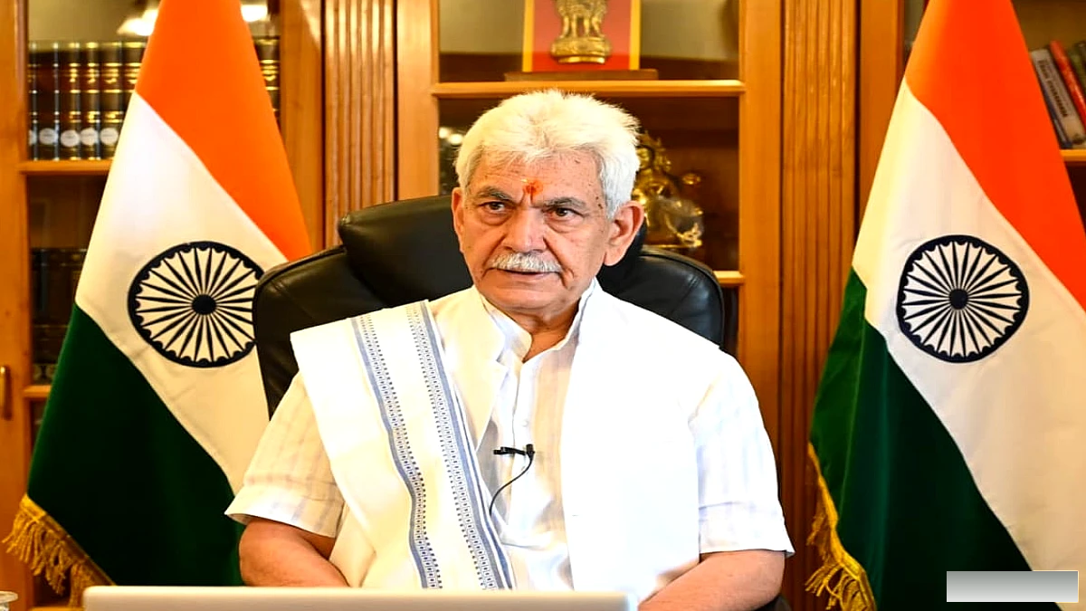 जम्मू‑कश्मीर के उपराज्यपाल मनोज सिन्हा की छुट्टी पर लद्दाख के एलजी विनय कुमार सक्सेना संभालेंगे कार्यभार