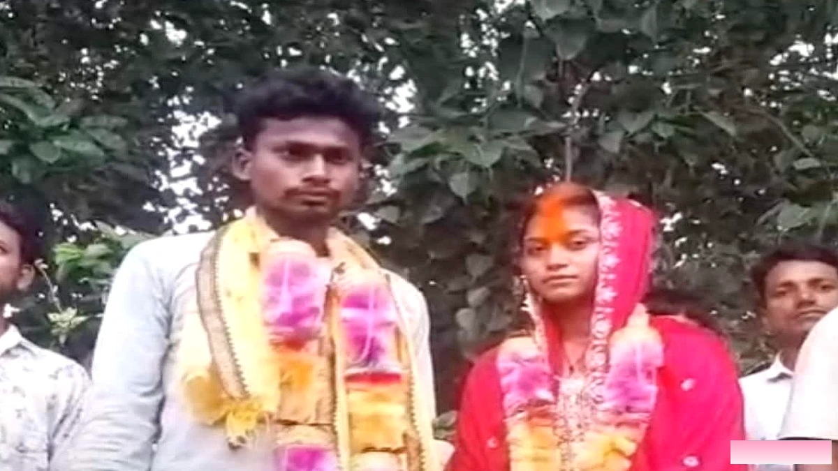 गोपालगंज में प्रेमिका से मिलने आया युवक गिरफ्तार, पंचायत के बाद काली मंदिर में हुई शादी