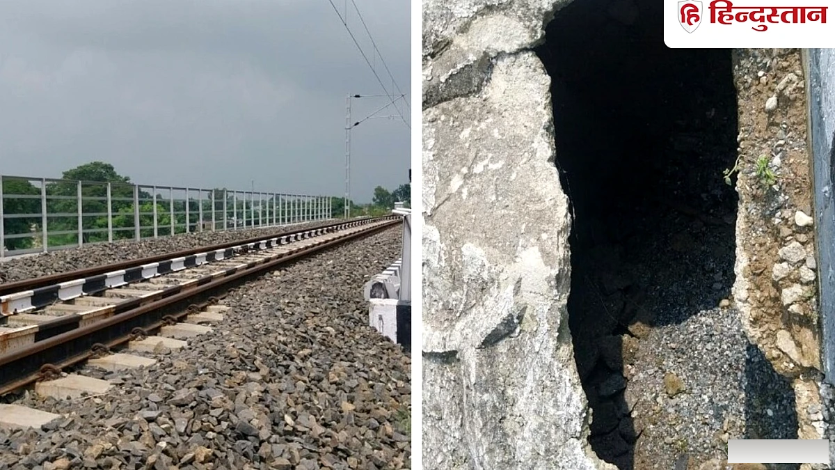 बिहार में 4,410 करोड़ के रेल पुल पर पहली बारिश में रेन कट और कैपलिंग में दरार, हादसे का चेतावनी