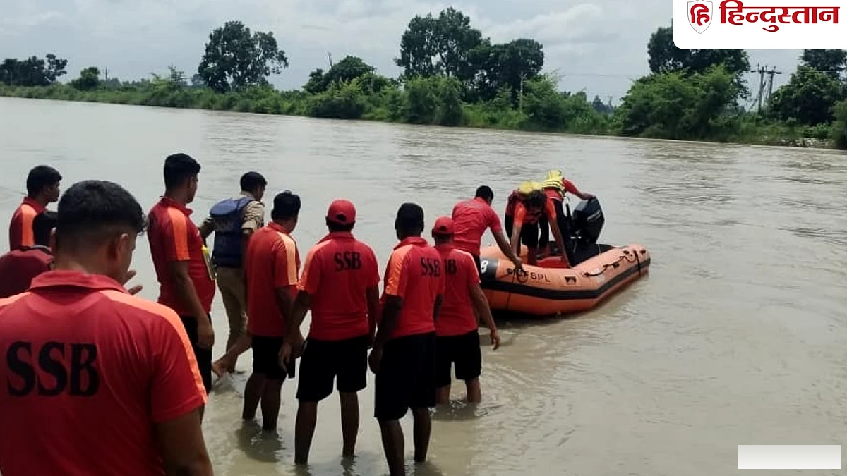 लखीमपुर में शारदा समेत कई नदियां उफान पर, 16 और गांव बाढ़ की चपेट में