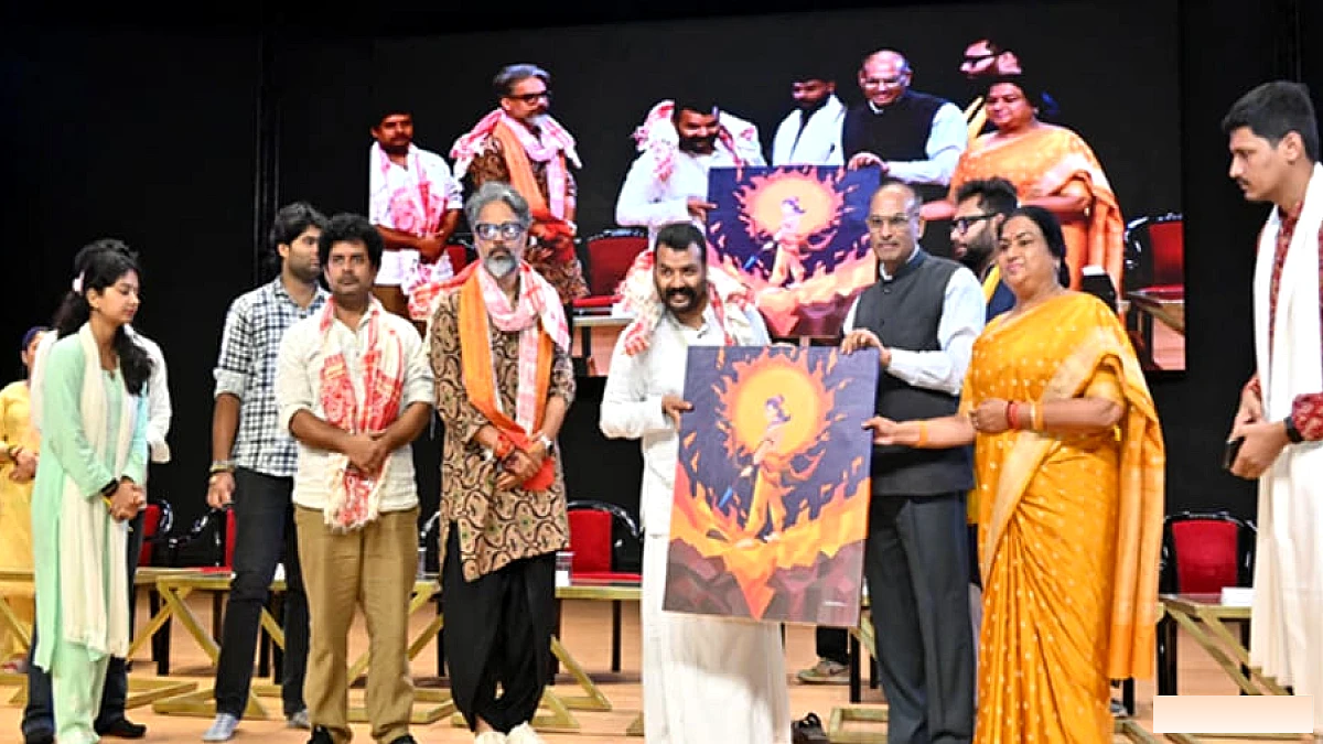 हनुमान अंश की टीम सीएसजेएमयू पहुंची, साझा किए अपने अनुभव, भक्तिमय हुआ संस्थान