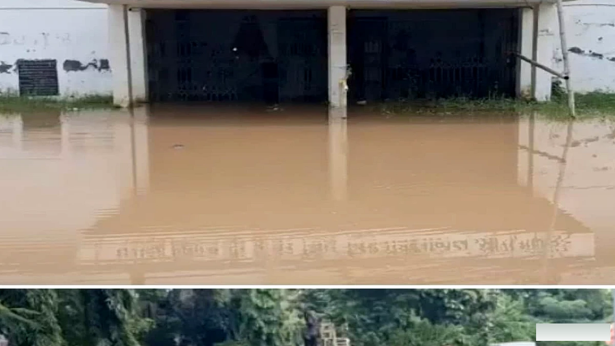 भोजपुर के वीर कुंवर सिंह विश्वविद्यालय के कतिरा और जारोमाइल कैंपस में जलजमाव से कार्य प्रभावित