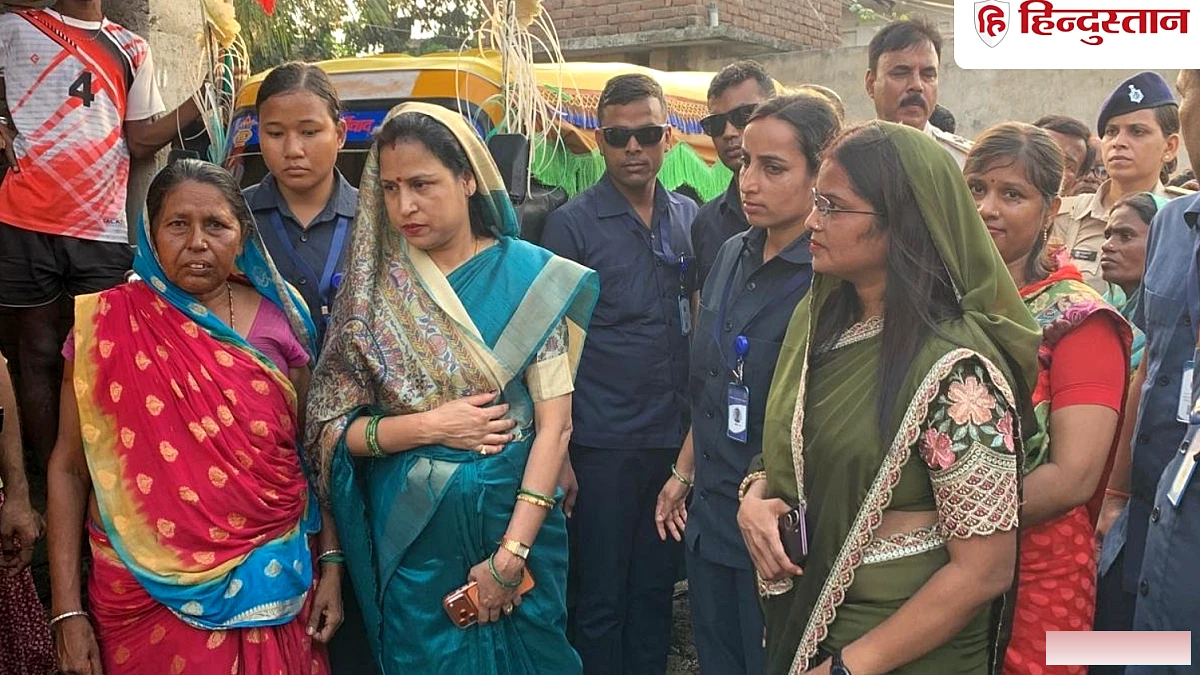 CM सम्राट की पत्नी ममता चौधरी ने मुंगेर में बाढ़ पीड़ितों का दौरा, राहत व मुआवजे का आश्वासन