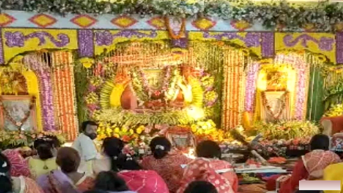 बेगूसराय के बखरी में रानी सती दादीजी का भादो उत्सव आरंभ, श्रद्धालुओं ने किया मंगल पाठ