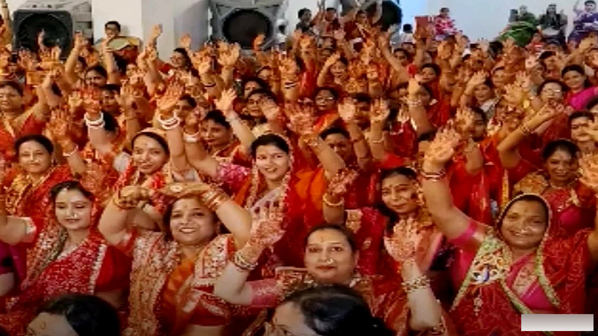 मुजफ्फरपुर राणीसती दादी धाम में भाद्रपद अमावस्या महोत्सव, दादी ने अनुभव किया ६० भोग