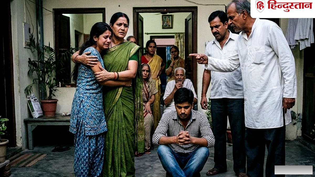 रात को प्रेमिका से मिलने पहुंचे युवक का उतारा इश्क का 'भूत', लड़की के घर वालों ने उल्टा लटकाकर पीटा