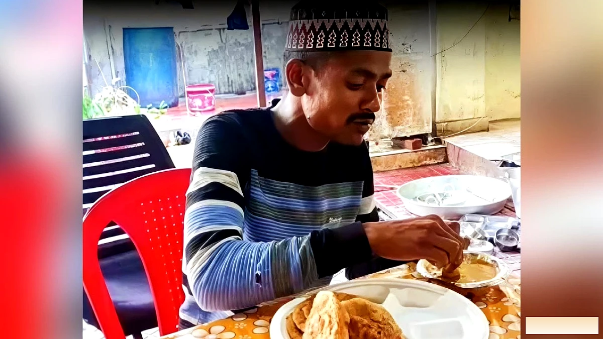 भूख से मंदिर के अन्न क्षेत्र में पहुँचा मुस्लिम युवक, चाकू के कारण सुरक्षा जांच में