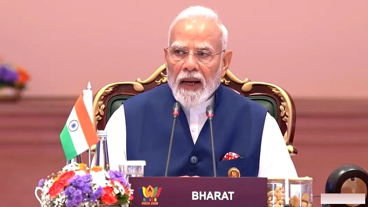 BRICS शिखर सम्मेलन में मोदी ने कहा: टेक्नोलॉजी व महत्वपूर्ण खनिजों को हथियार बनाना साझा विकास में बाधा