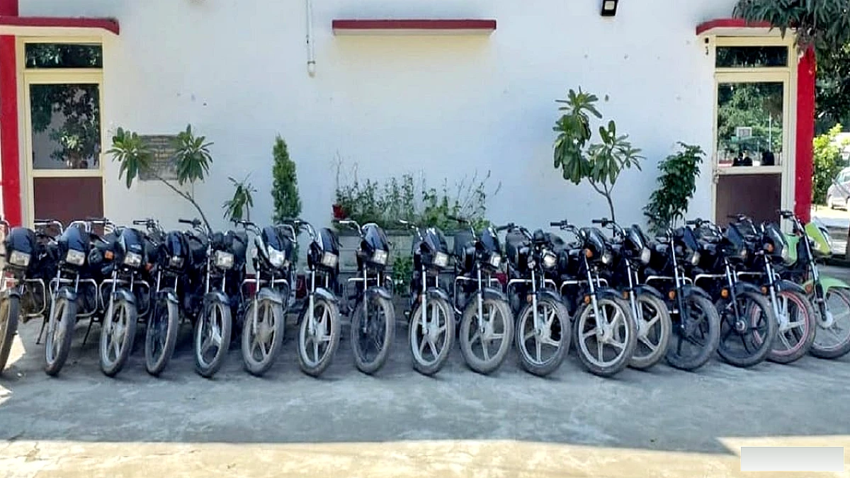 बरेली समेत आसपास के जिलों से चुराईं बाइक, 17 बरामद, दो आरोपी गिरफ्तार