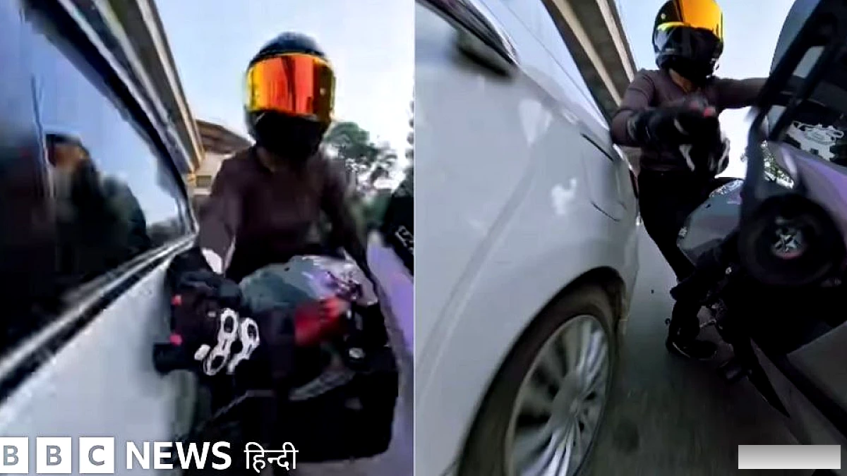 गुरुग्राम में महिला बाइकर को कार से टक्कर मारने के मामले में अब तक क्या हुआ?