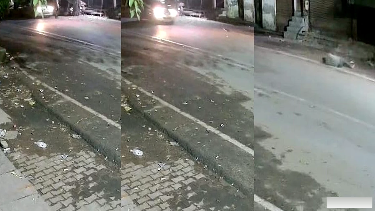 आधी रात को कार से कुचला कारोबारी, लाइव वीडियो मिला, कायरई टोल का सीसीटीवी गायब