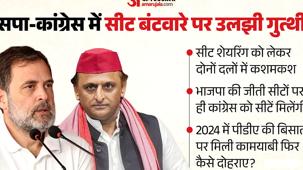 सपा‑कांग्रेस में सीट शेयरिंग पर कशमकश: समाजवादी पार्टी 111 सीटों पर खुद लड़ेगी, ‘हाथ’ के लिए योजना