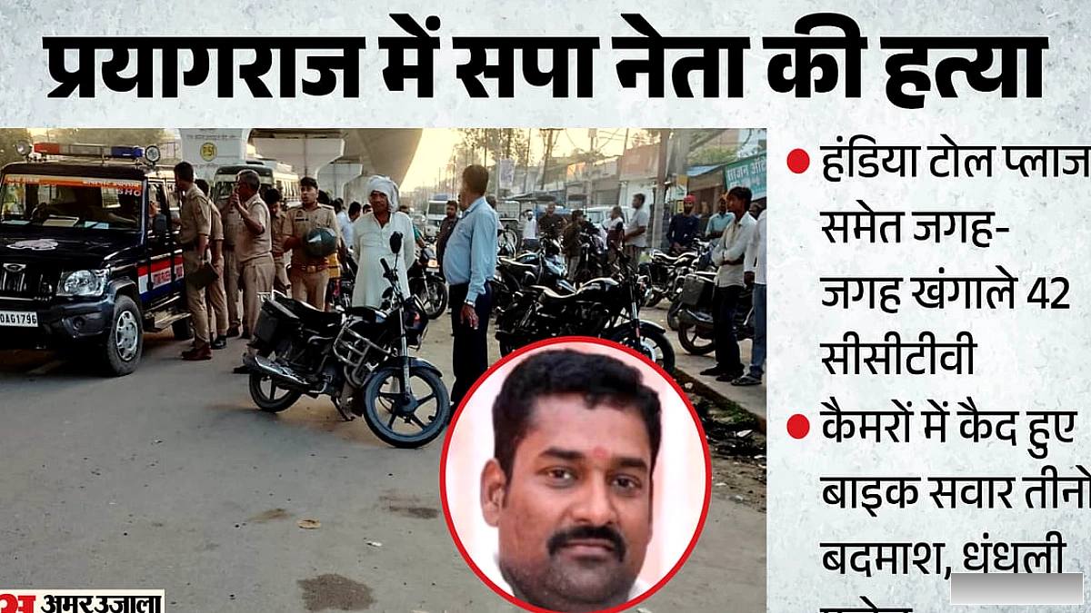 यूपी में सपा नेता पर गोलीबारी, कार में बैठते ही मारा गया; धुंधली CCTV फुटेज पुलिस के लिए चुनौती