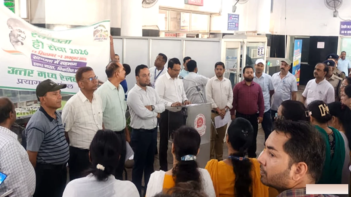 कानपुर सेंट्रल सहित 5000 स्थानों पर स्वच्छता अभियान चलाया जाएगा