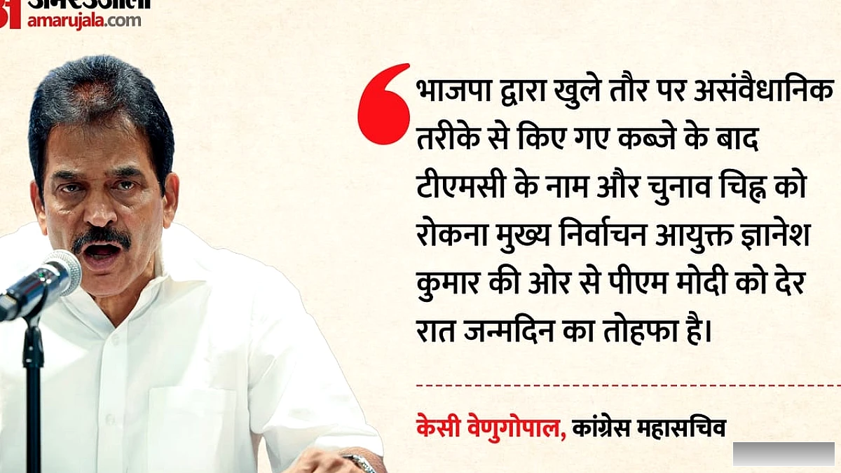 चुनाव चिन्ह पर रोक, कांग्रेस ने चुनाव आयोग पर दबाव डाला