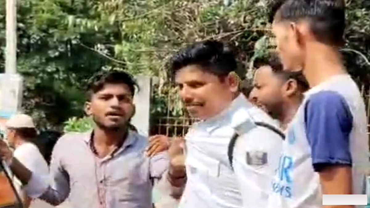 नाबालिग को टोटो चलाने से रोकते समय यातायात पुलिस के जवान पर मारपीट, तीन हिरासत में