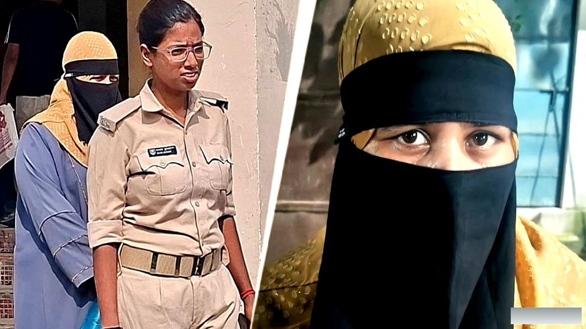बुर्के में मिली लापता पत्नी, सात साल बाद हैदराबाद में प्रेमी और दो बच्चों के साथ बरामद