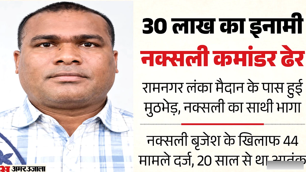 यूपी में 30 लाख की इनाम राशि के साथ नक्सली का खूनिया मामला: बृजेश गंझू पर दो गोली, 20 साल का आतंक