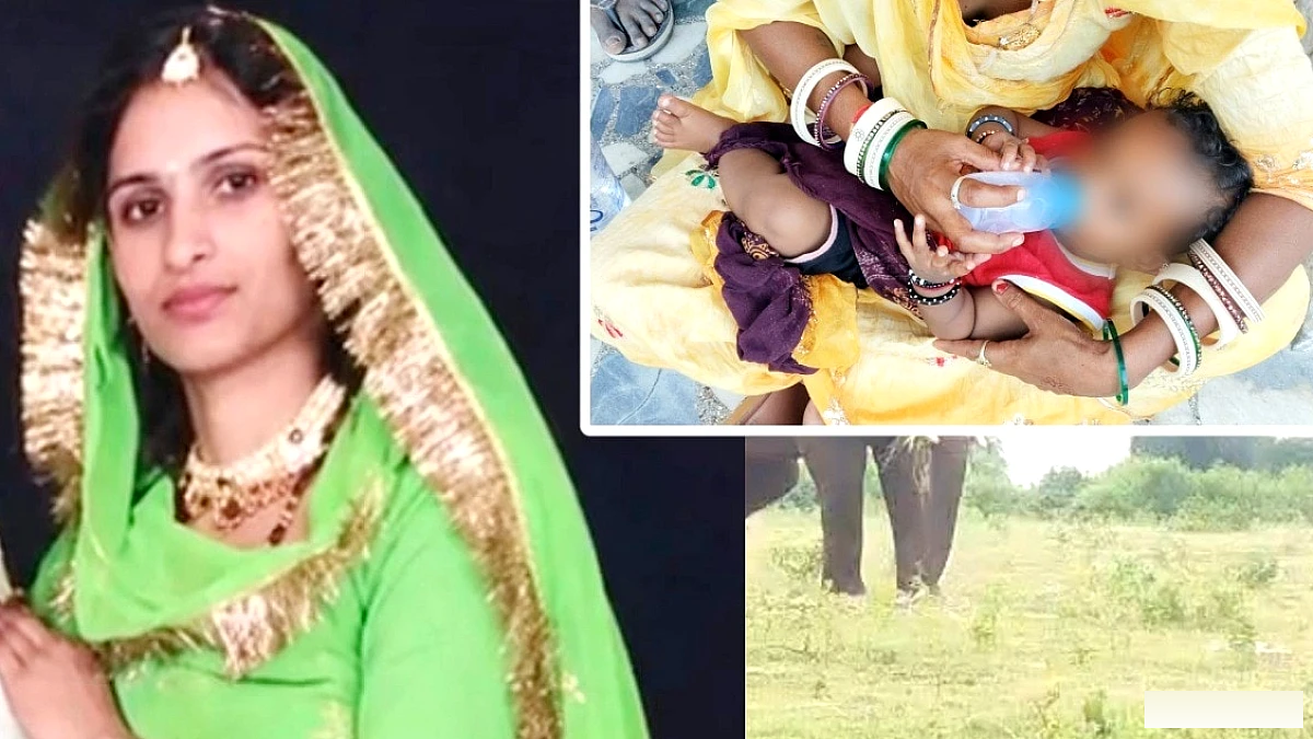 जालोर में 33 वर्षीय महिला ने 6‑महीने के बेटे को छोड़ कर ट्रेन के आगे कूद दिया, बच्चा बचा