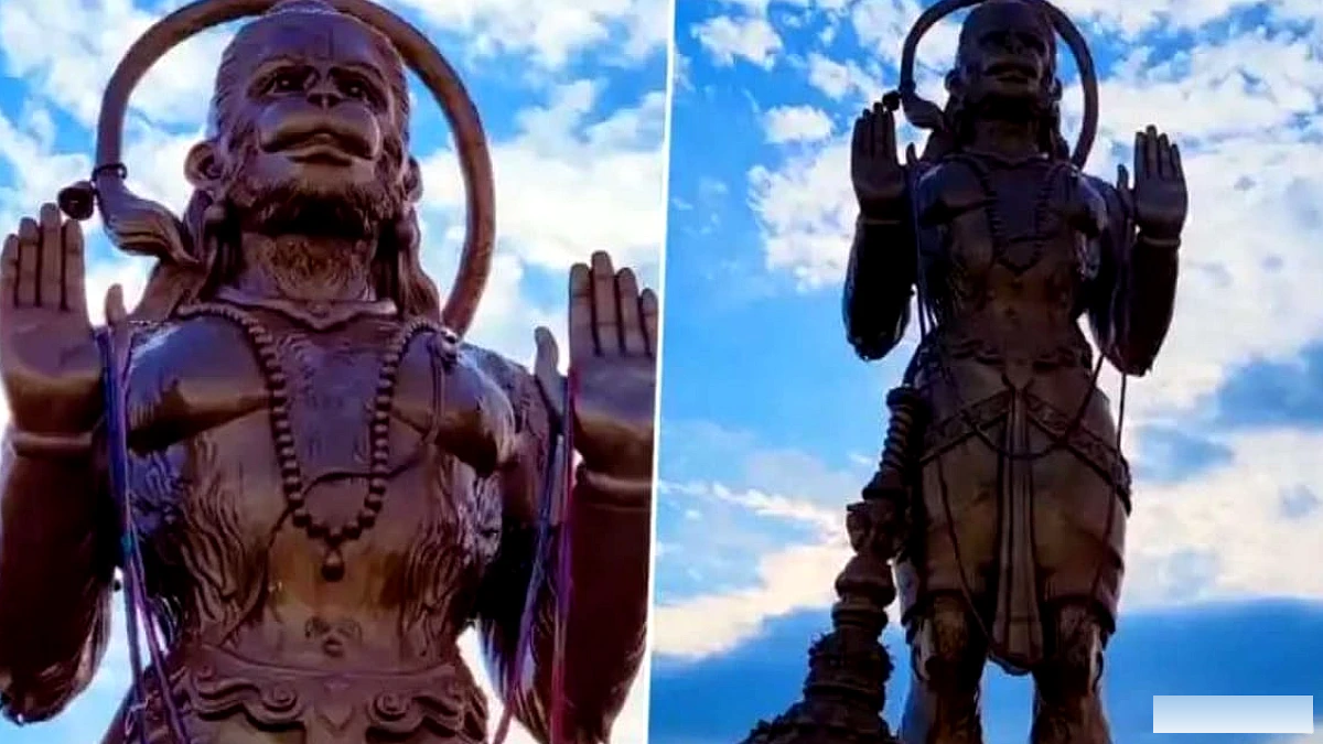 टेक्सास की 90 फीट हनुमान प्रतिमा को लेकर विवाद: यूट्यूबर की धमकी ने बढ़ाई राजनीति
