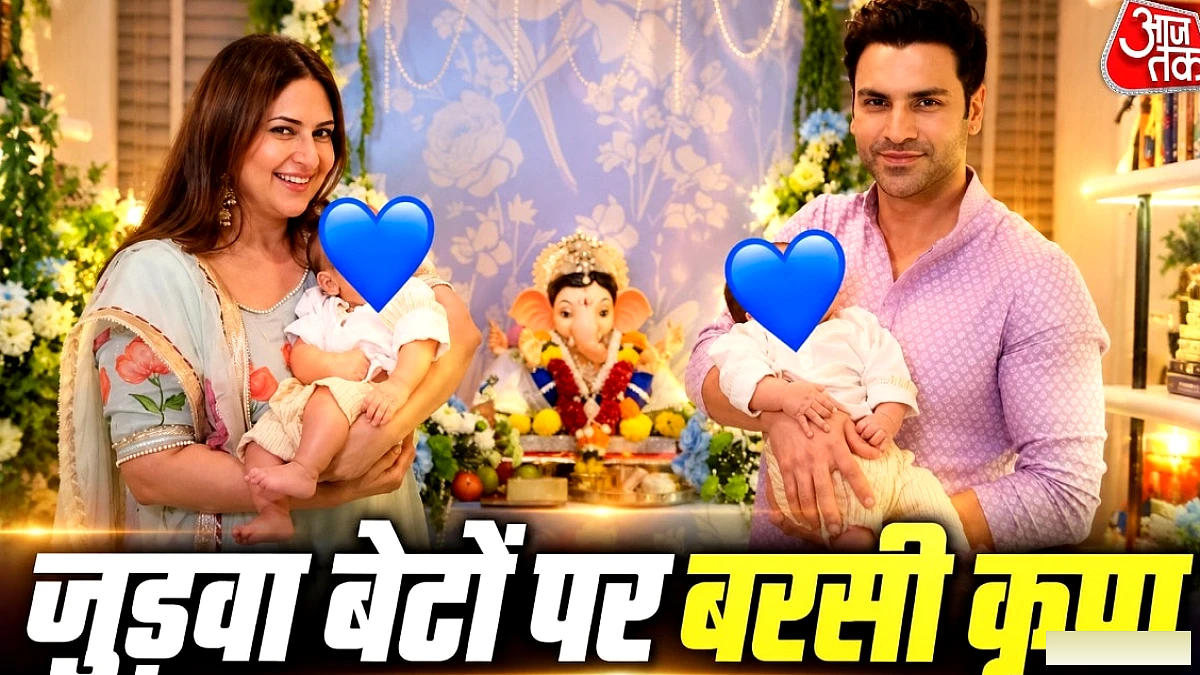 दिव्यांका त्रिपाठी ने 10 साल बाद जुड़वा बेटे को जन्म दिया, बप्पा को किया श्रद्धांजलि