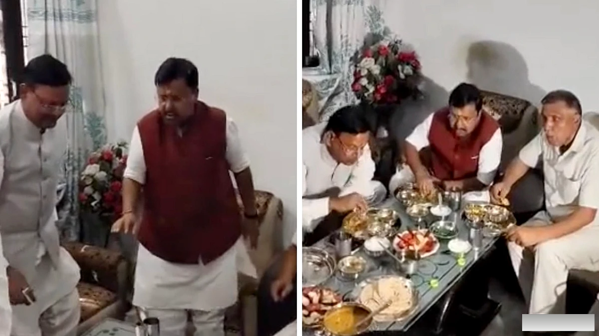 बीजेपी अध्यक्ष नितिन नवीन ने सहारनपुर में दलित कार्यकर्ता के घर सादे भोजन से किया संपर्क