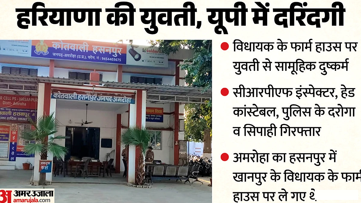उड़ान में दारोगा, सिपाही और CRPF जवानों ने विधायक के फॉर्म हाउस में सामूहिक दरिंदगी की