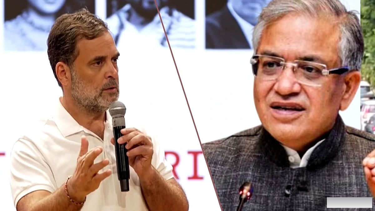 राहुल गांधी ने सीईसी ज्ञानेश कुमार को देशद्रोही करार, इस्तीफ़ा माँगा