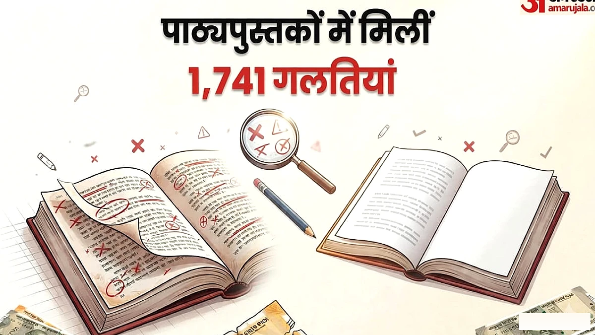 कक्षा एक से आठ तक की किताबों में मिलीं 1,741 गलतियां; सरकार ने छपाई पर खर्च किए 175 करोड़