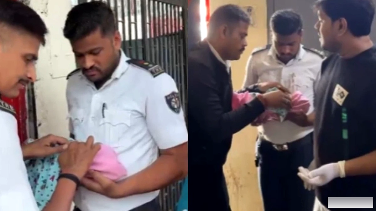 सूरत रेलवे स्टेशन पर ट्रैफिक पुलिस की त्वरित कार्रवाई से हुई महिला की समय पर डिलीवरी